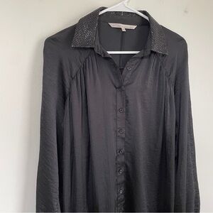 RACHEL Rachel Zoe long sleeve black dress